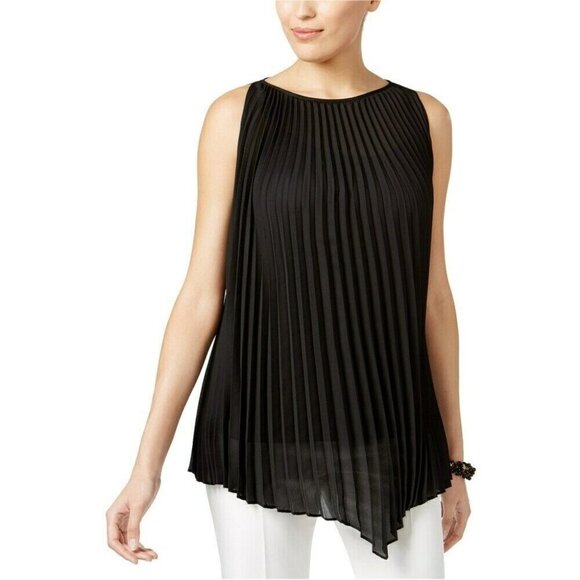 Cable & Gauge Pleated Pullover Blouse - Picture 1 of 5